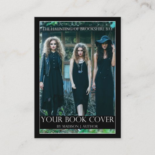 Autorn-Foto-Rückseite des Visitenkarte (Vorderseite)