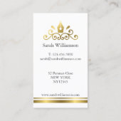 Autorn-/Verfasser-Visitenkarte Visitenkarte (Rückseite)