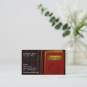 Autorn-/Verleger-Visitenkarte Visitenkarte (Stehend Vorderseite)