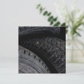 Autos alte Reifen Schwarze Straßen Ausflüge (Stehend Vorderseite)