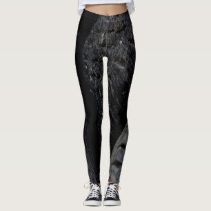 Autos alte Reifen Schwarze Straßen Ausflüge Leggings