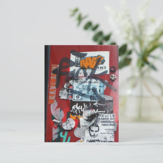 Autos auf der Postkarte (Stehend Vorderseite)