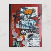 Autos auf der Postkarte (Vorderseite)