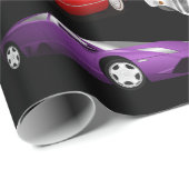 Autos, Autos und Autos Geschenkpapier (Rolleneckpunkt)