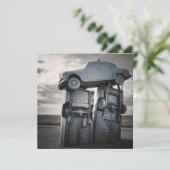 Autos Einladung (Stehend Vorderseite)