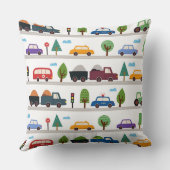 Autos für Kinder Kissen (Rückseite)