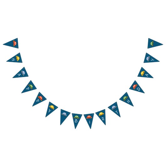 Autos Geburtsbanner Wimpelkette (Alle)