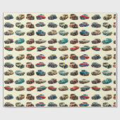 Autos Geschenkpapier (Flach)