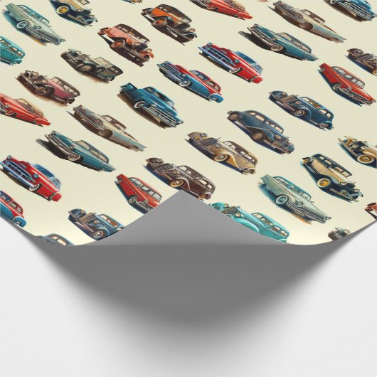 Autos Geschenkpapier (Ecke)