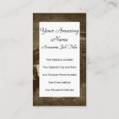 Autos im Dschungel Visitenkarte (Rückseite)