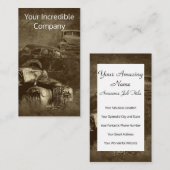 Autos im Dschungel Visitenkarte (Vorne/Hinten)