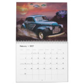Autos im Wolkenkalender durch valxart.com Kalender (Feb 2027)