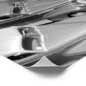 Autos in Chicago, 1941. Vintages Foto Poster (Ecke)