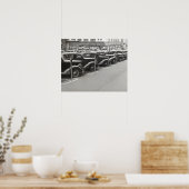 Autos in Omaha, 1938. Vintages Foto Poster (Küche)