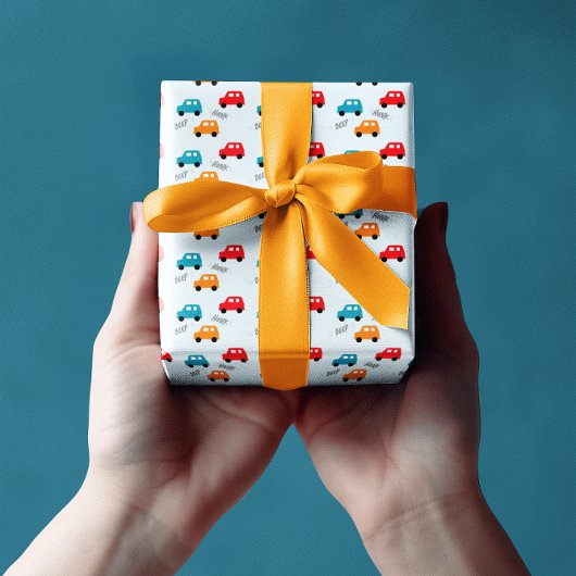 Autos Kinder Jungen Geburtstag Geschenkpapier