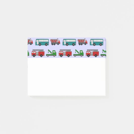 Autos, Lastkraftwagen, Busse Post-it Klebezettel (Vorderseite)
