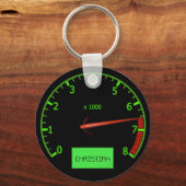 Autos mit individualisierbarem Namen überprüfen Sc Schlüsselanhänger (Vorderseite)