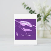 Autos mit klassischer Trennwand Postkarte (Stehend Vorderseite)