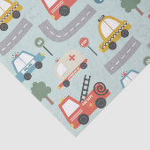 Autos Muster Kinder Seidenpapier (Ausschnitt)