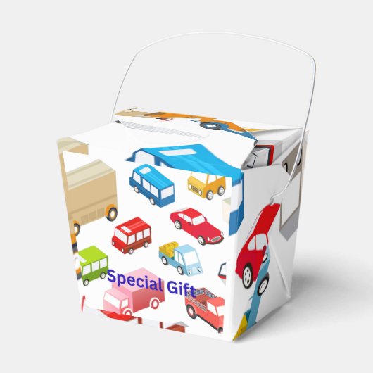 Autos Papier Geschenkboxen für Kinder Geschenkschachtel (Vorderseite)
