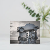 Autos Postkarte (Stehend Vorderseite)