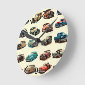 Autos Runde Wanduhr (Winkel)