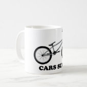 Autos sind zum Kotzen! Kaffeetasse (Vorderseite Links)