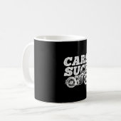 Autos Sind zum Kotzen Motorrad Racing Kaffeetasse (Vorderseite Links)