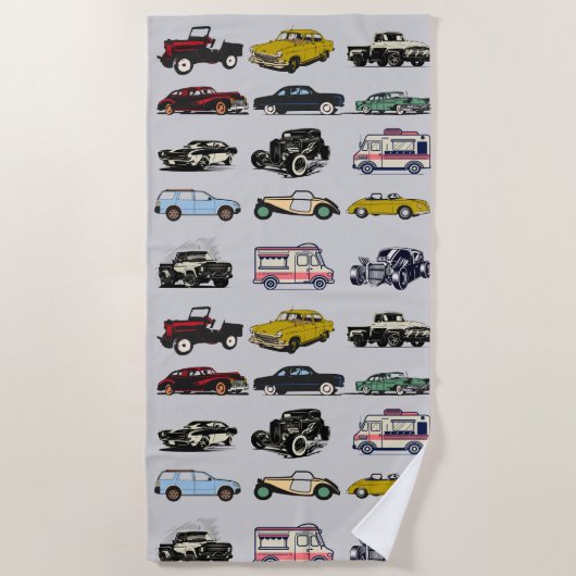 Autos Strandtuch (Vorderseite)
