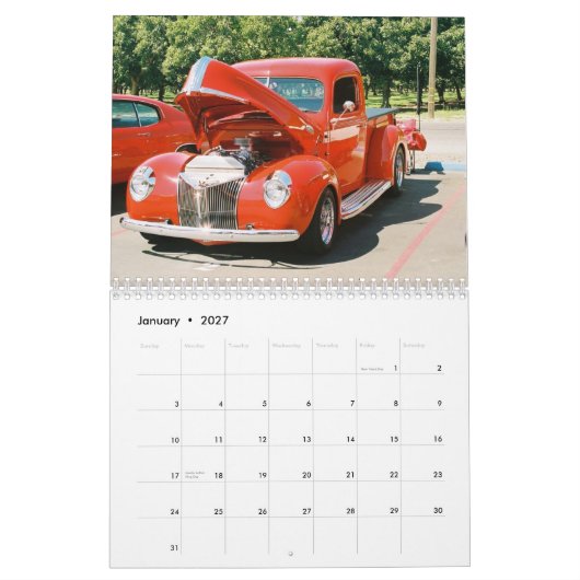AUTOS U. LKWS KALENDER (Jan 2027)