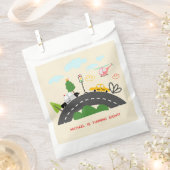 Autos und Fahrzeuge auf der Straße Junge Geburtsta Geschenktütchen (Ausgeschnitten)