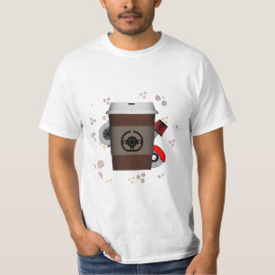 Autos und Kaffee T-Shirt
