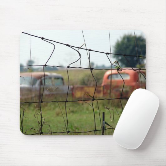 Autos und LKW rutschen auf dem Land ab Mousepad (Mit Mouse)