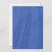 Autos und LKWs Kinderschwangerschaft Absturz Einladung (Rückseite)