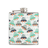 Autos und mehr Autos Flachmann (Vorderseite)