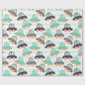 Autos und mehr Autos Geschenkpapier (Flach)