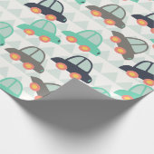 Autos und mehr Autos Geschenkpapier (Ecke)