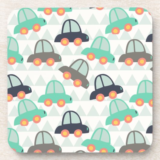 Autos und mehr Autos Getränkeuntersetzer (Vorderseite)