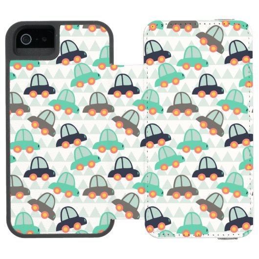 Autos und mehr Autos Incipio iPhone Geldbeutel-Hülle (Folio Geöffnet)