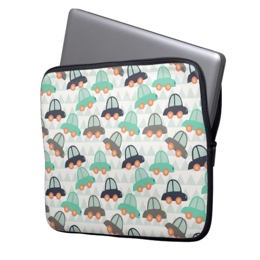 Autos und mehr Autos Laptopschutzhülle (Vorderseite Links)