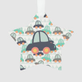 Autos und mehr Autos Ornament (Vorderseite)