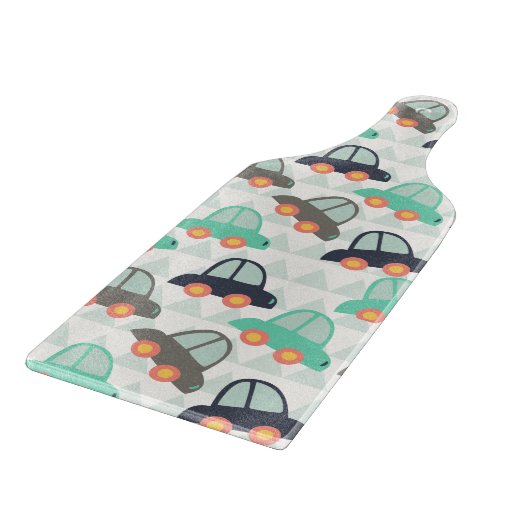 Autos und mehr Autos Schneidebrett (Ecke)