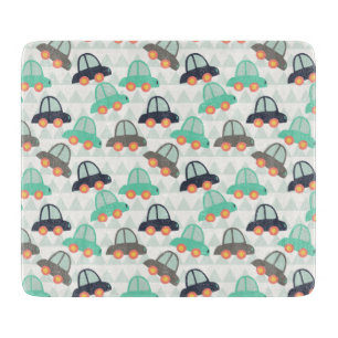 Autos und mehr Autos Schneidebrett