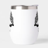 Autos und Schachbretts - Rennen (Links)