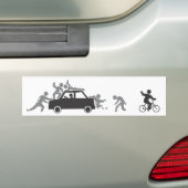 Autos ziehen Zombies an Autoaufkleber (Auf Auto)