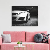 Autoscheinwerfer Leinwanddruck (Insitu (Wohnzimmer))