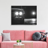Autoscheinwerfer Leinwanddruck (Insitu (Wohnzimmer))