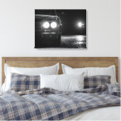 Autoscheinwerfer Leinwanddruck (Insitu (Schlafzimmer))