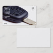 Autoschlüssel Visitenkarte (Vorne/Hinten)