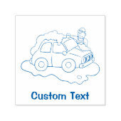 Autoschwamm Mann Permastempel (Design)